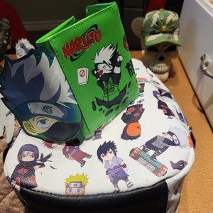 Naruto Vinyl Wallet and Mini Backpack
